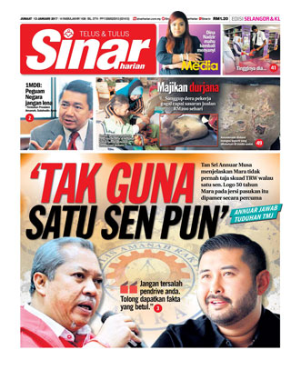 Sinar Harian Edisi Mega 13.12.17