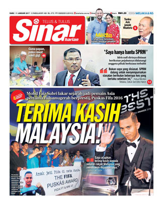 Sinar Harian Edisi Melaka/NS 11.12.17