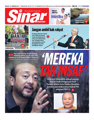Sinar Harian Edisi Pahang 10.12.17