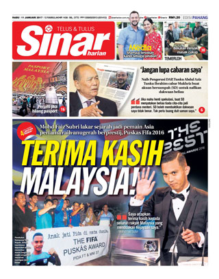 Sinar Harian Edisi Pahang 11.12.17