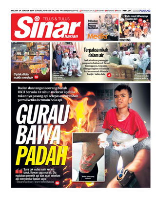 Sinar Harian Edisi Pahang 24.01.17
