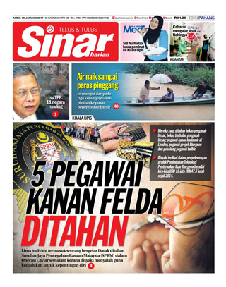 Sinar Harian Edisi Pahang 25.01.17