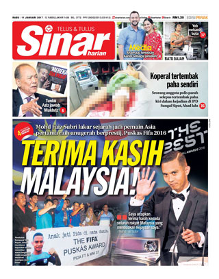 Sinar Harian Edisi Perak 11.12.17