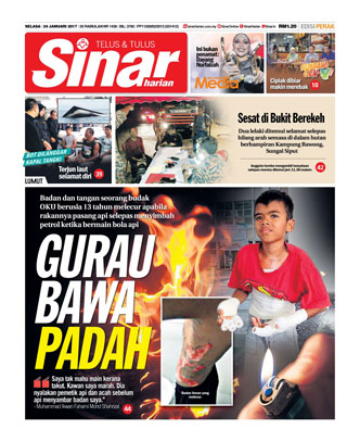 Sinar Harian Edisi Perak 24.01.17