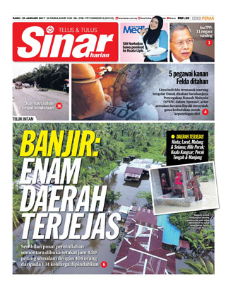 Sinar Harian Edisi Perak 25.01.17