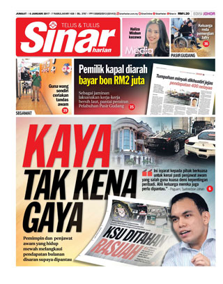 Sinar Harian Edisi Johor 06.12.17