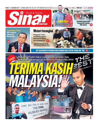 Sinar Harian Edisi Johor 11.12.17