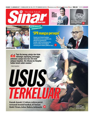 Sinar Harian Edisi Johor 12.12.17