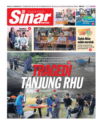 Sinar Harian Edisi Johor 24.01.17