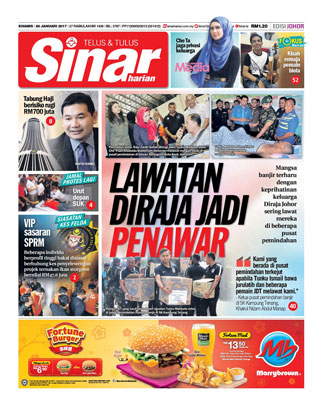 Sinar Harian Edisi Johor 26.01.17