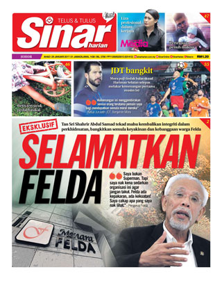 Sinar Harian Edisi Johor 29.01.17