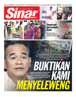 Sinar Harian Edisi Kelantan 10.12.17