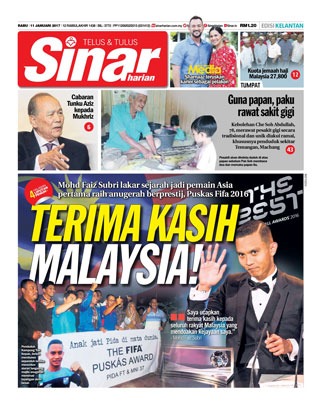 Sinar Harian Edisi Kelantan 11.12.17
