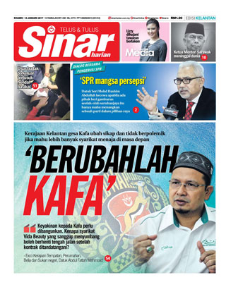 Sinar Harian Edisi Kelantan 12.12.17