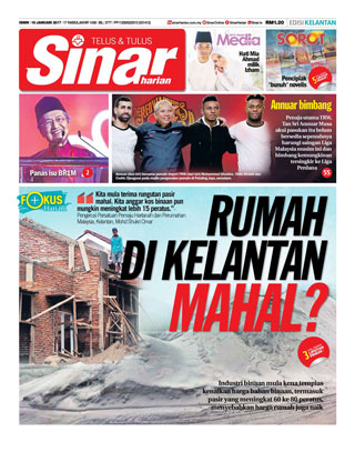 Sinar Harian Edisi Kelantan 16.12.17