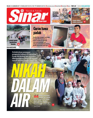 Sinar Harian Edisi Kelantan 24.01.17