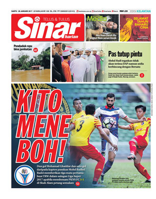 Sinar Harian Edisi Kelantan 28.01.17