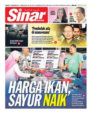 Sinar Harian Edisi Utara 06.12.17