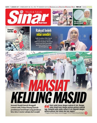 Sinar Harian Edisi Utara 07.12.17