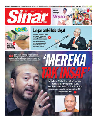 Sinar Harian Edisi Utara 10.12.17