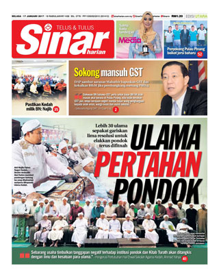 Sinar Harian Edisi Utara 17.01.17