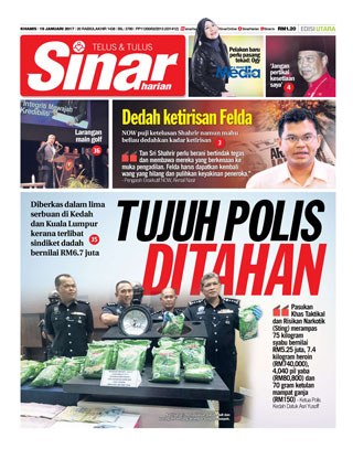 Sinar Harian Edisi Utara 19.01.17