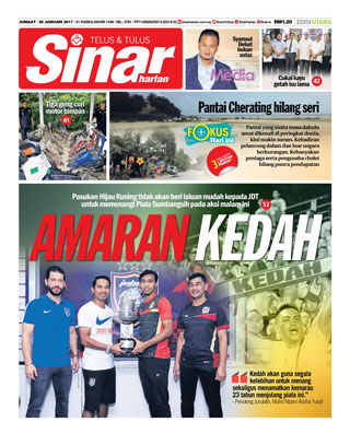 Sinar Harian Edisi Utara 20.01.17
