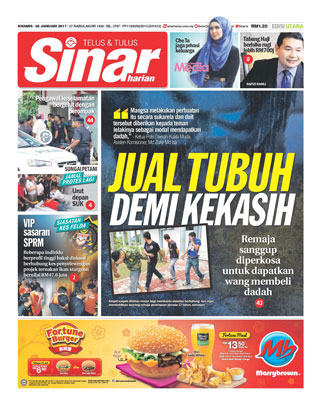 Sinar Harian Edisi Utara 26.01.17