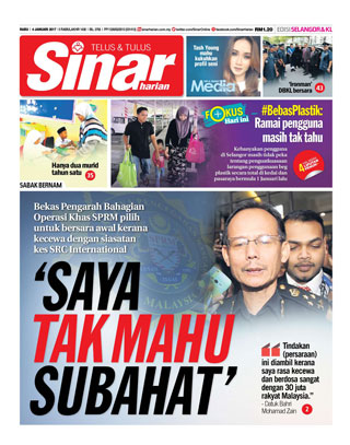 Sinar Harian Edisi Selangor/KL 04.12.17