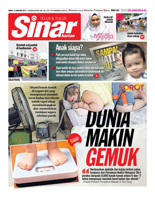Sinar Harian Edisi Selangor/KL 09.12.17